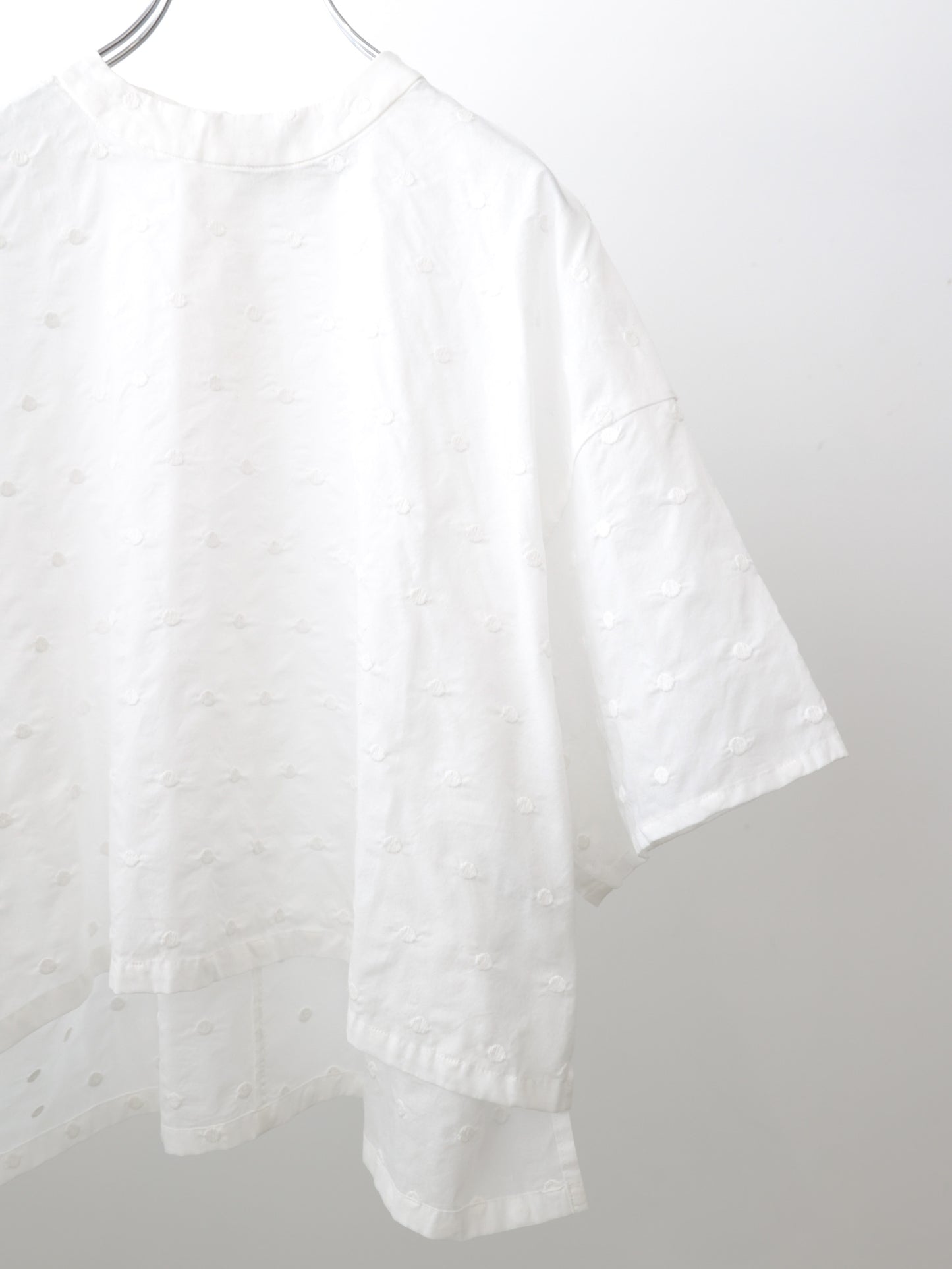 dots wide shirt pullover