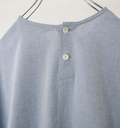 chambray gather onepiece