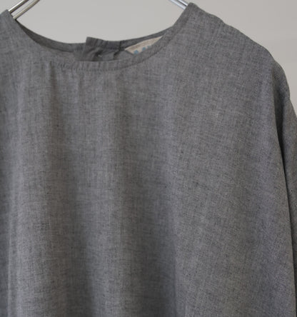 chambray gather onepiece