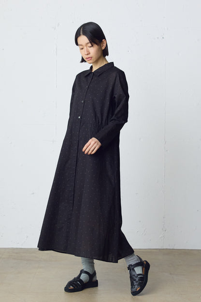 waist switching dots one-piece