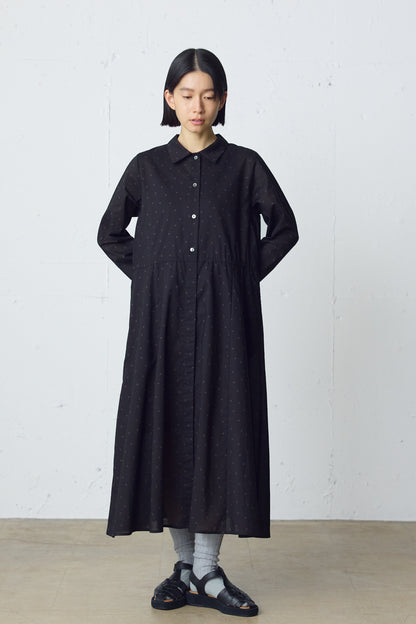 waist switching dots one-piece