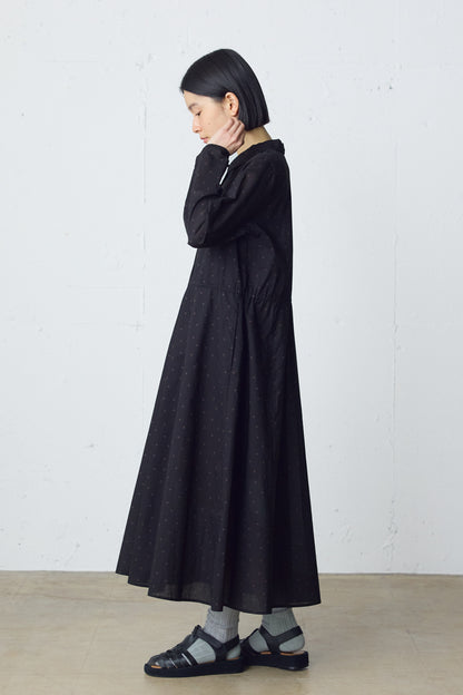 waist switching dots one-piece