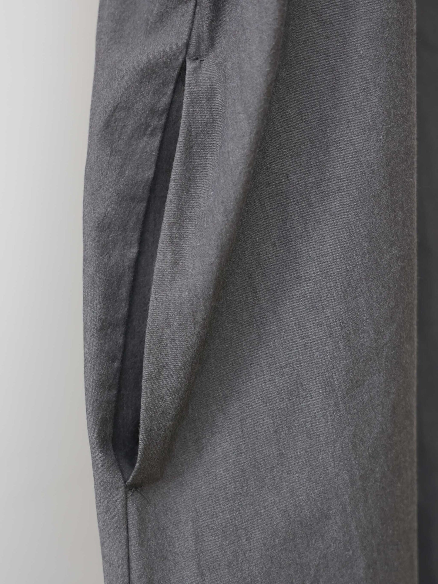 V neck long gilet one-piece