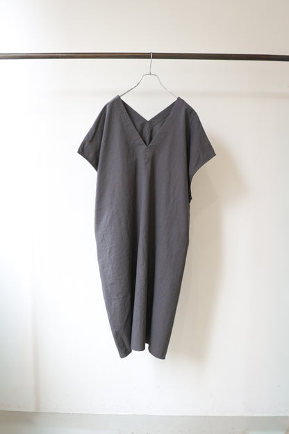 cotton linen wide one-piece