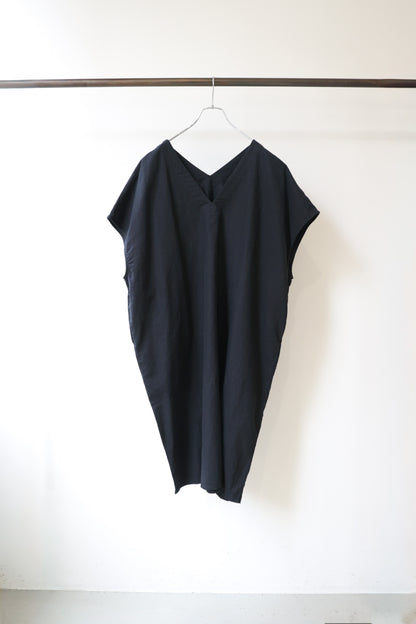cotton linen wide one-piece