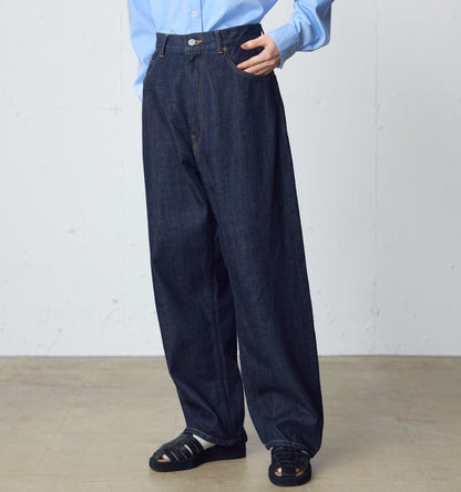 high waist straight denim