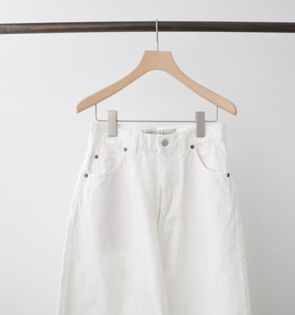 high waist straight denim