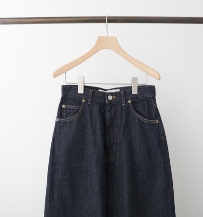 high waist straight denim