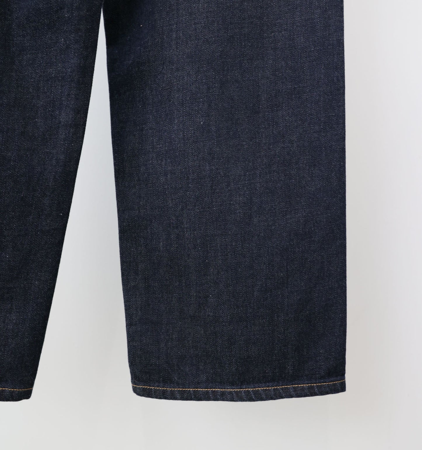 high waist straight denim