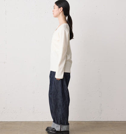 highwaist selvedge-denim