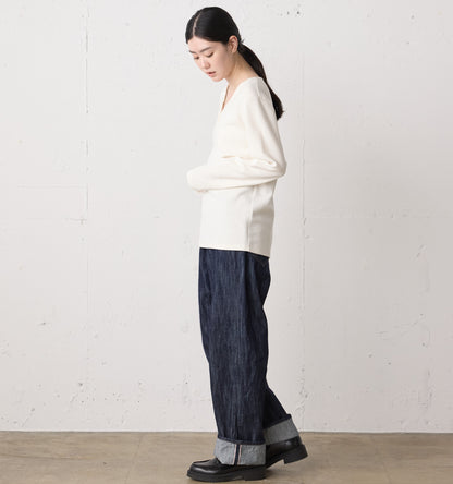 highwaist selvedge-denim