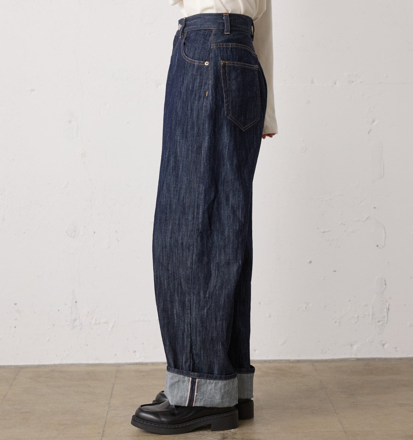 highwaist selvedge-denim