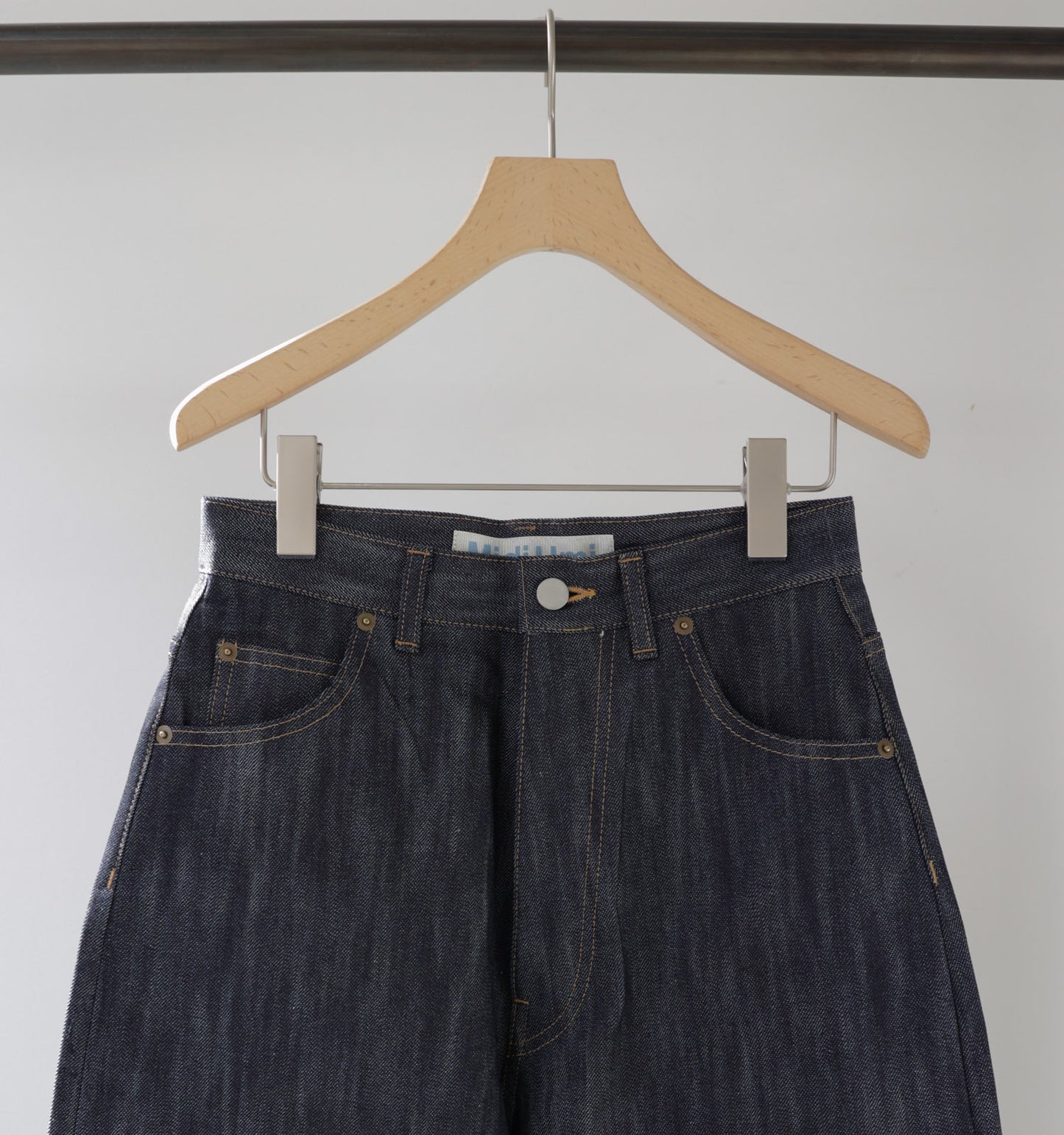 highwaist selvedge-denim