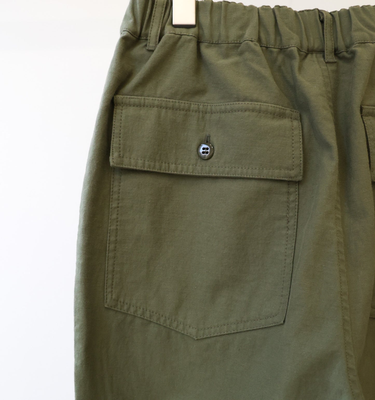 back satin baker pants