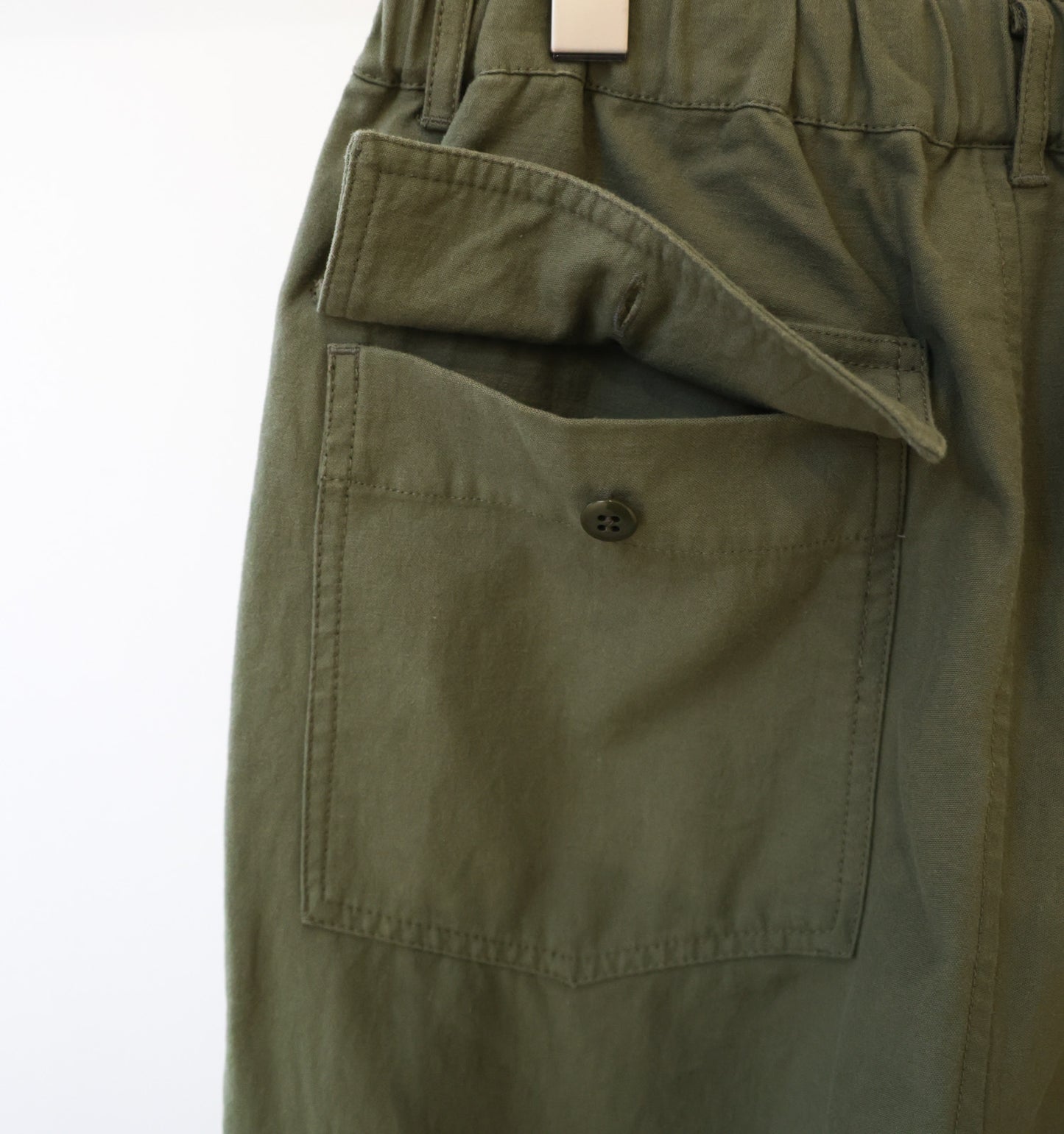 back satin baker pants