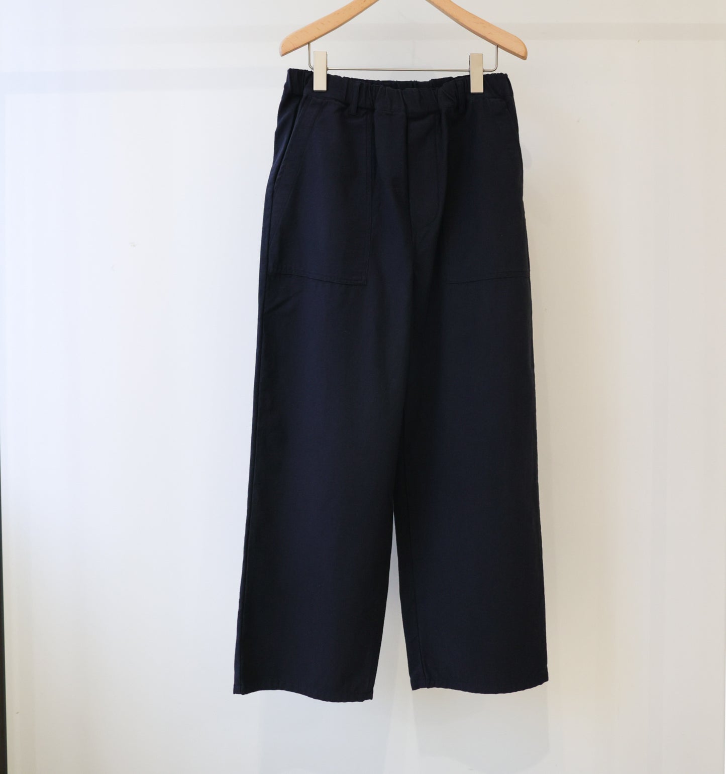 back satin baker pants
