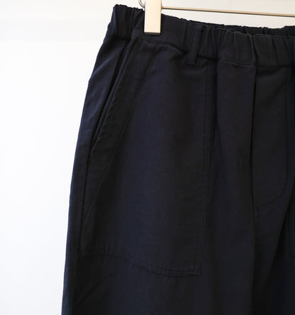 back satin baker pants