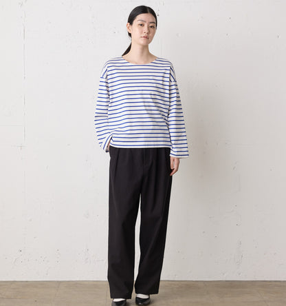 back satin 2tuck pants