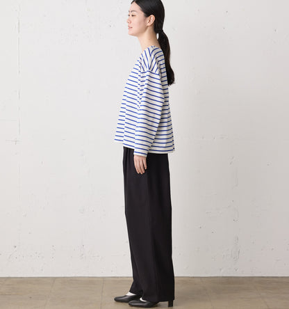 back satin 2tuck pants