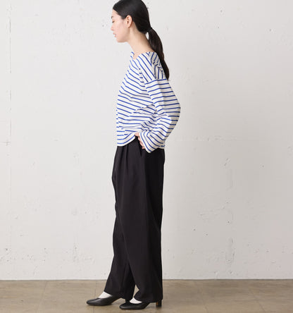 back satin 2tuck pants
