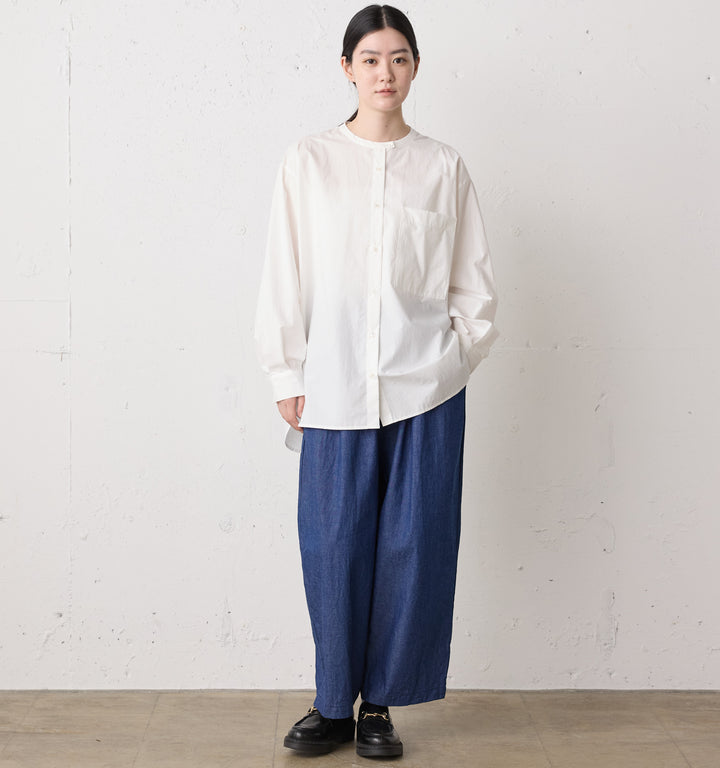denim wide easy pants