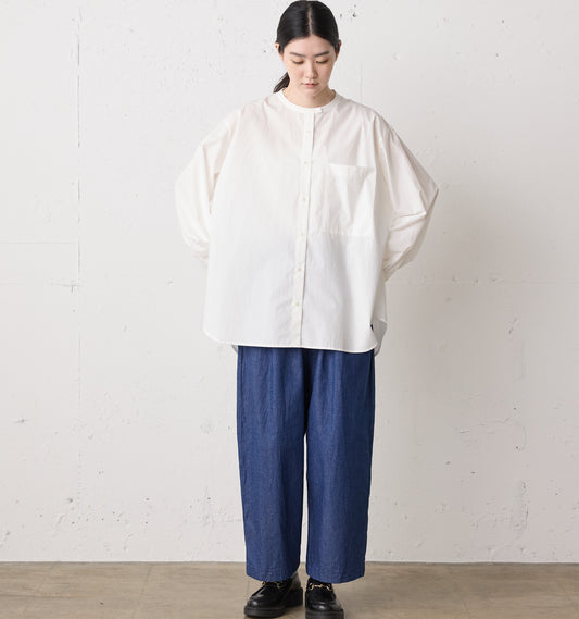 denim wide easy pants