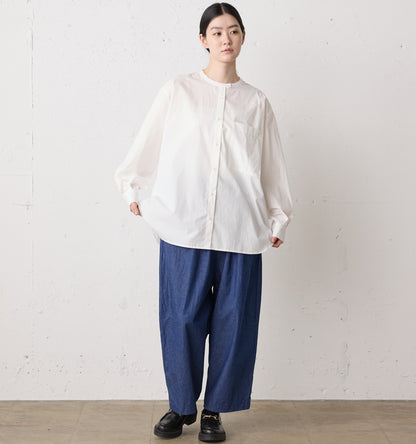 denim wide easy pants