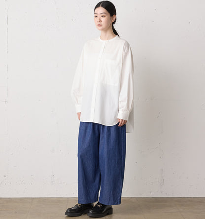 denim wide easy pants