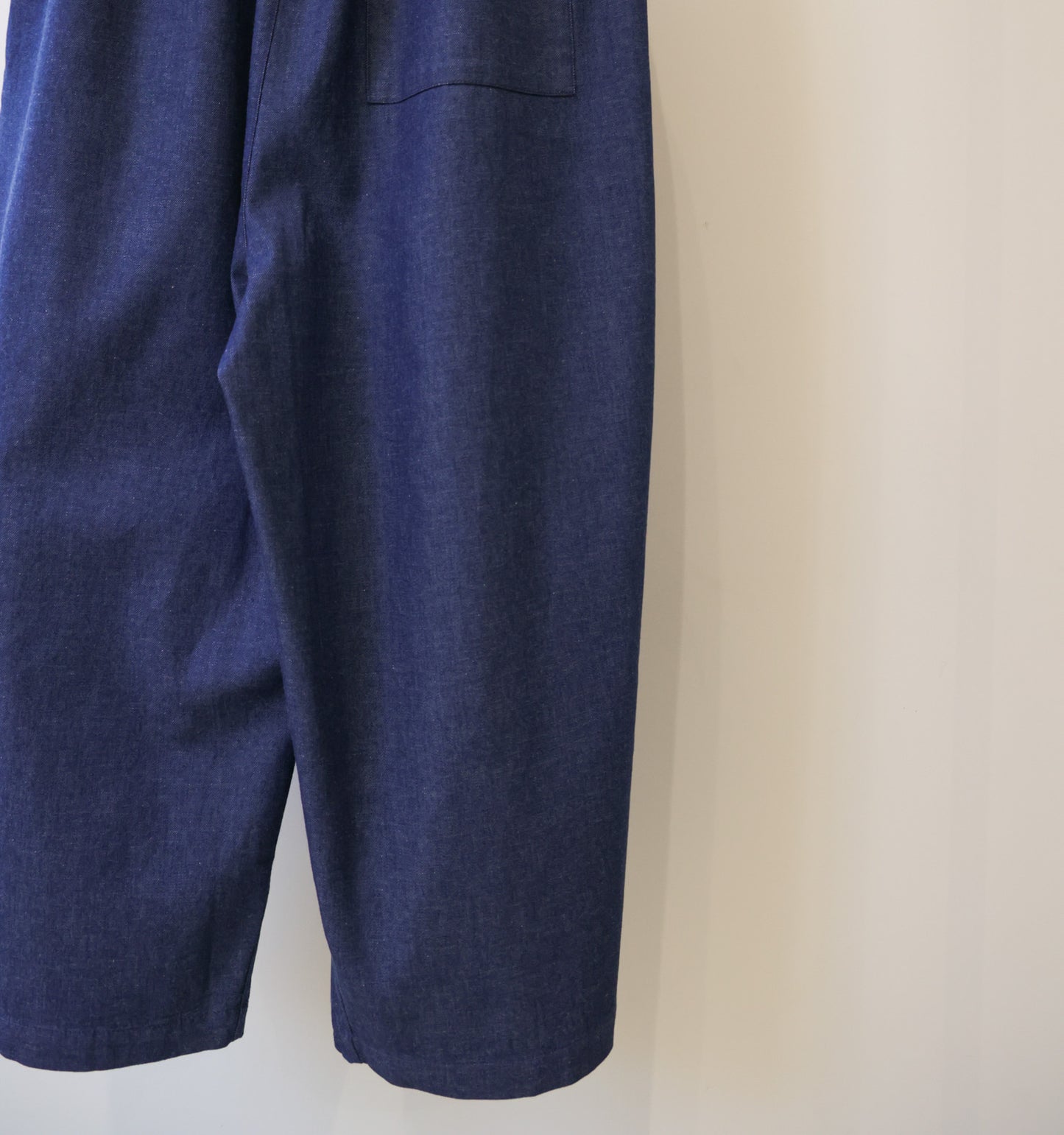 denim wide easy pants