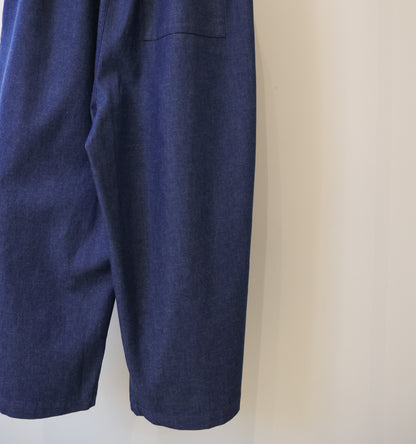 denim wide easy pants