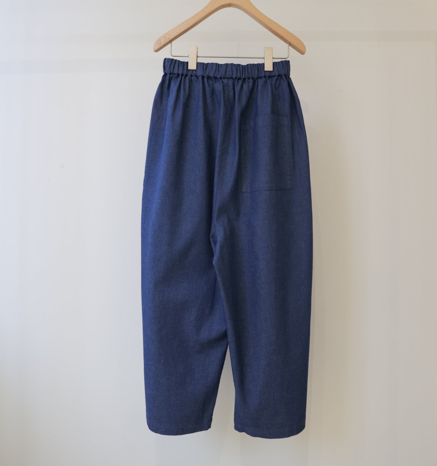 denim wide easy pants