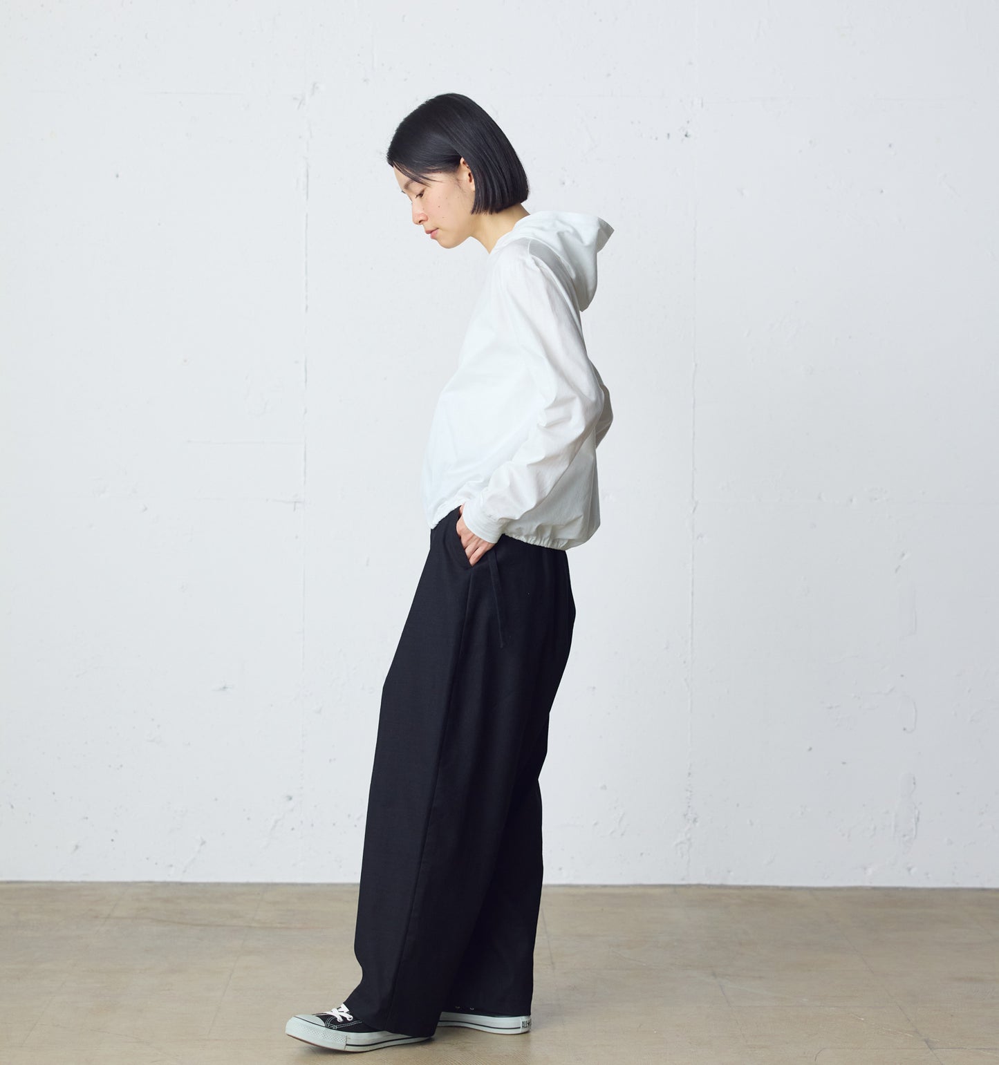 slacks pants with belt