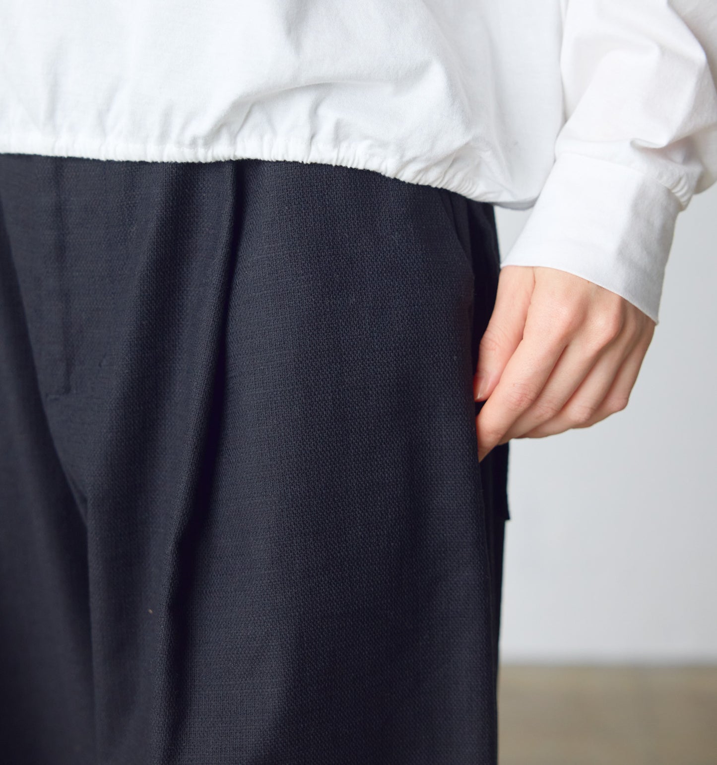 slacks pants with belt
