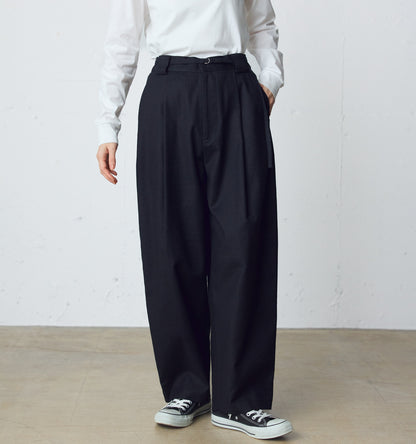 slacks pants with belt