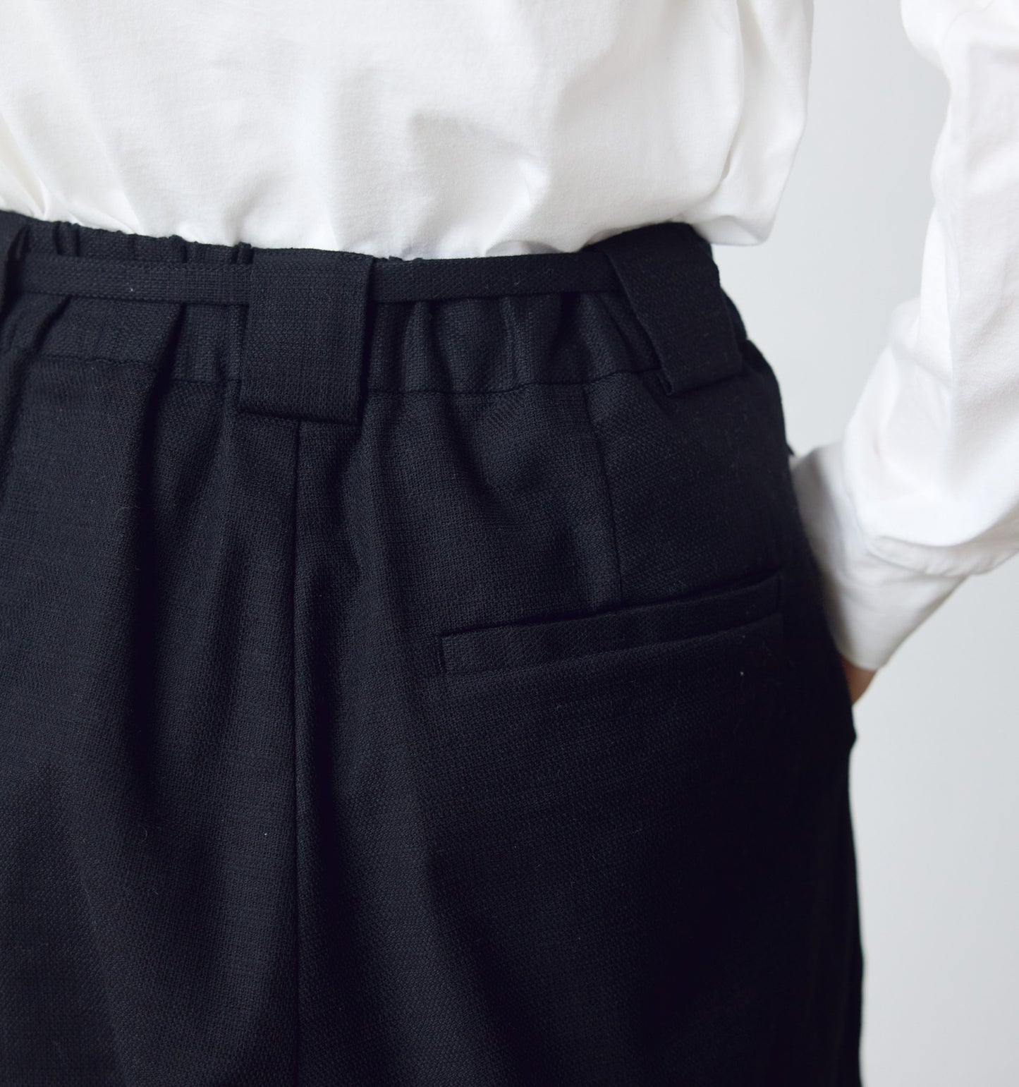 slacks pants with belt
