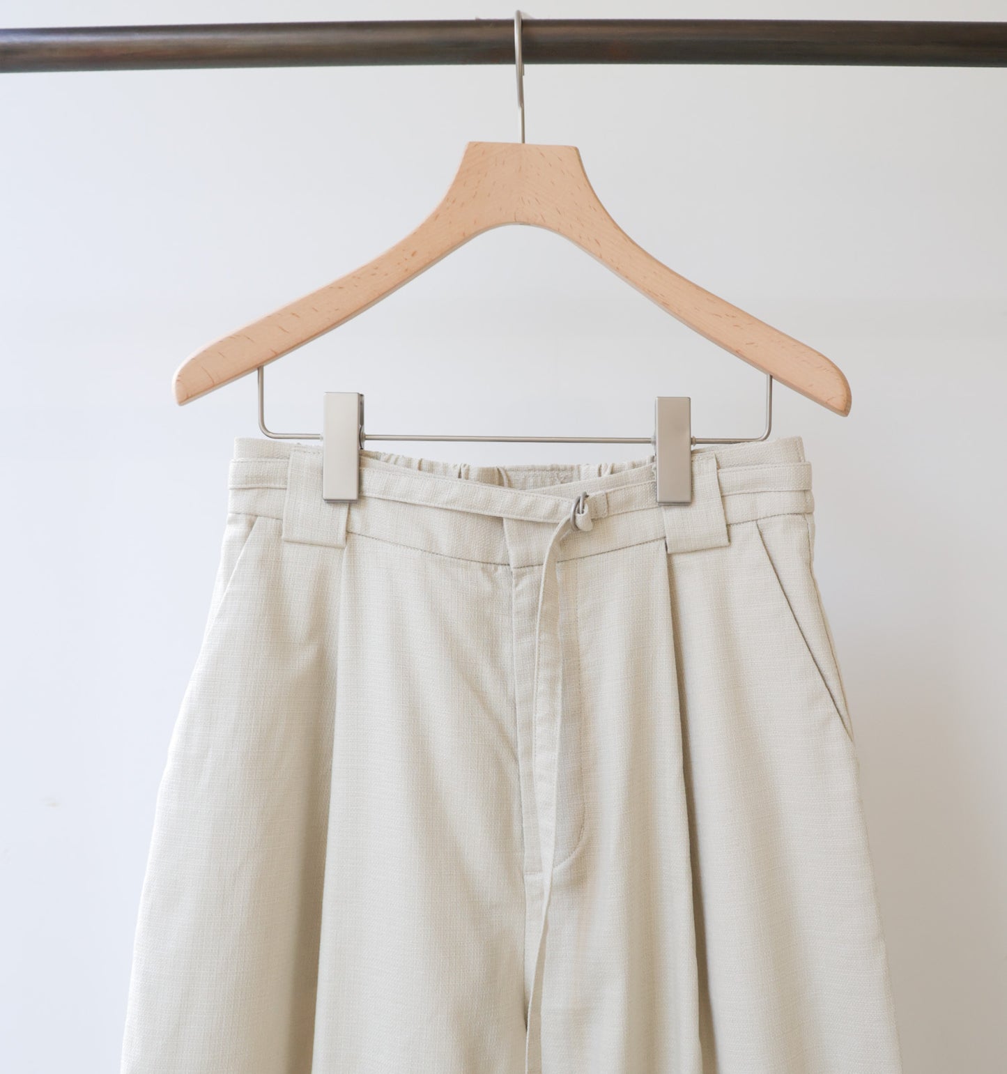 slacks pants with belt