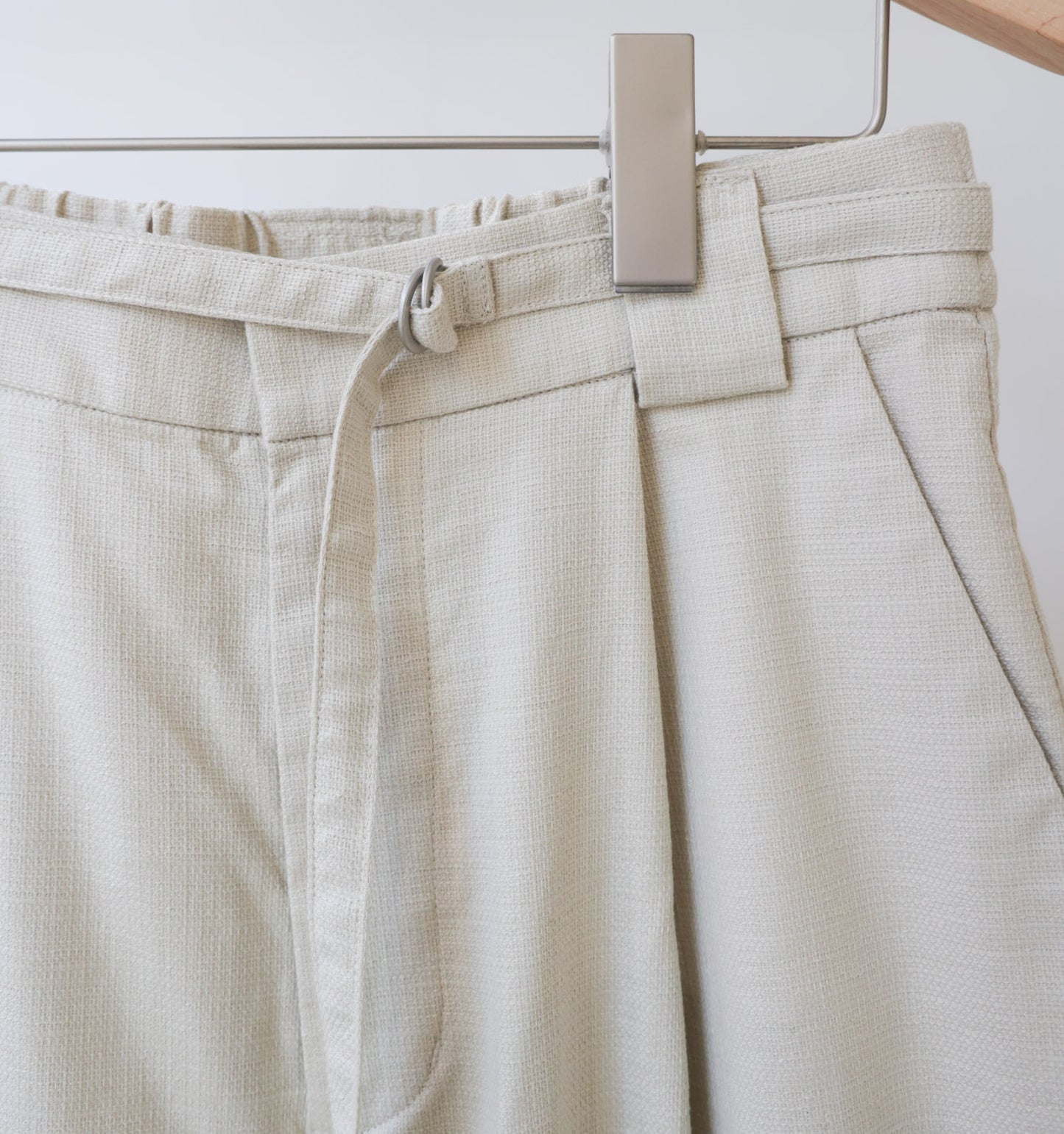 slacks pants with belt