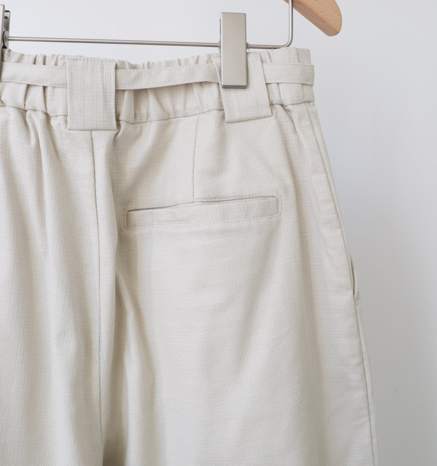 slacks pants with belt