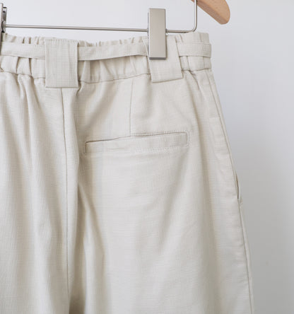 slacks pants with belt