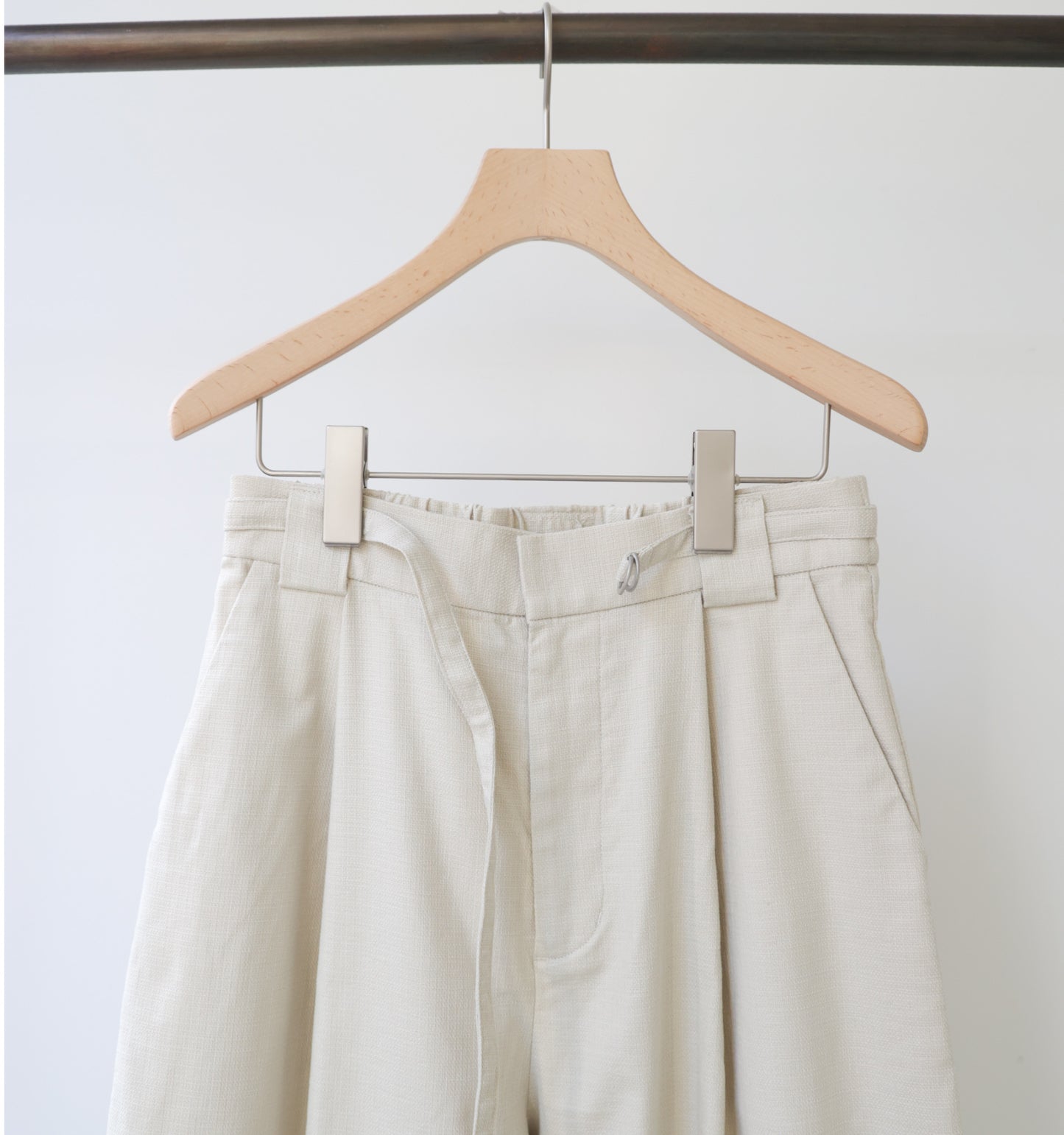 slacks pants with belt