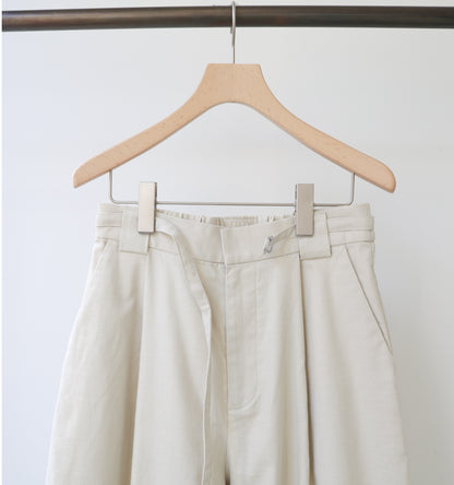 slacks pants with belt