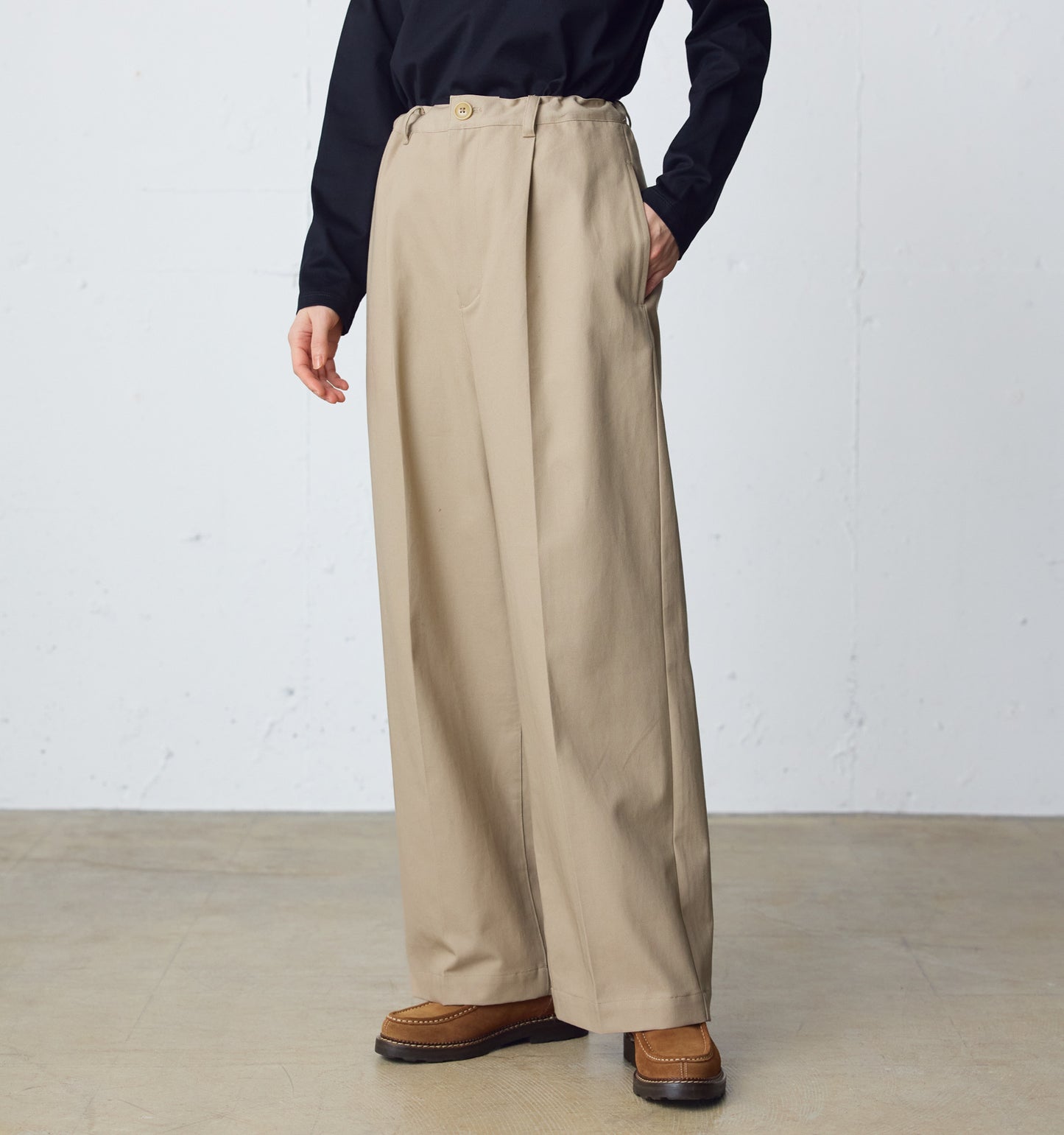 wide slacks pants