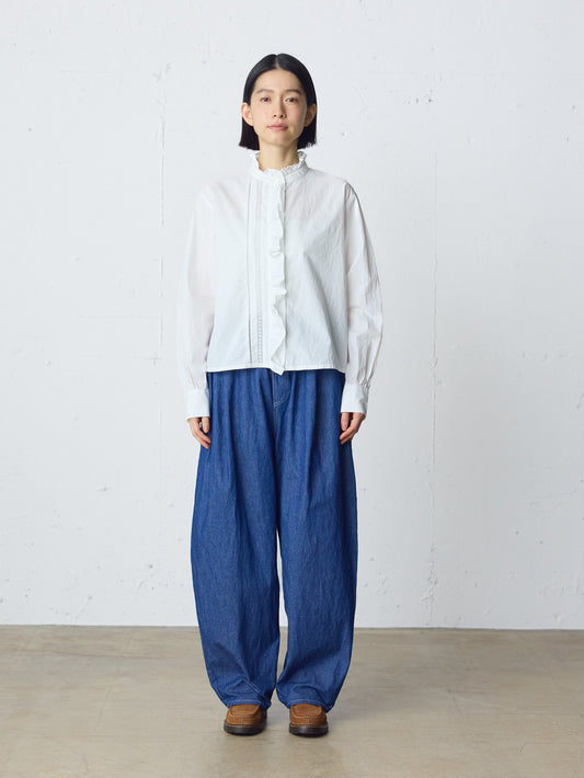 wide tapered denim