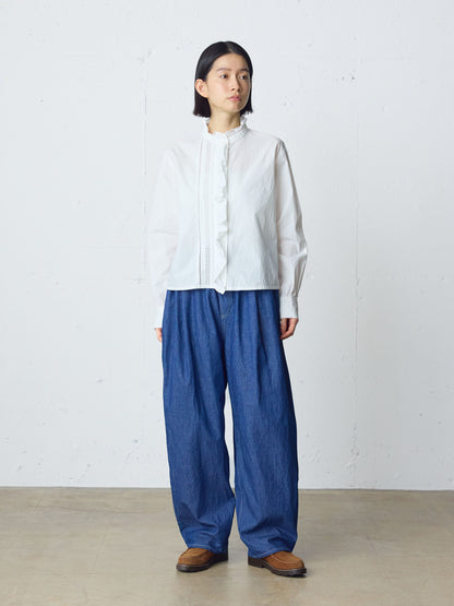 wide tapered denim