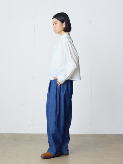 wide tapered denim