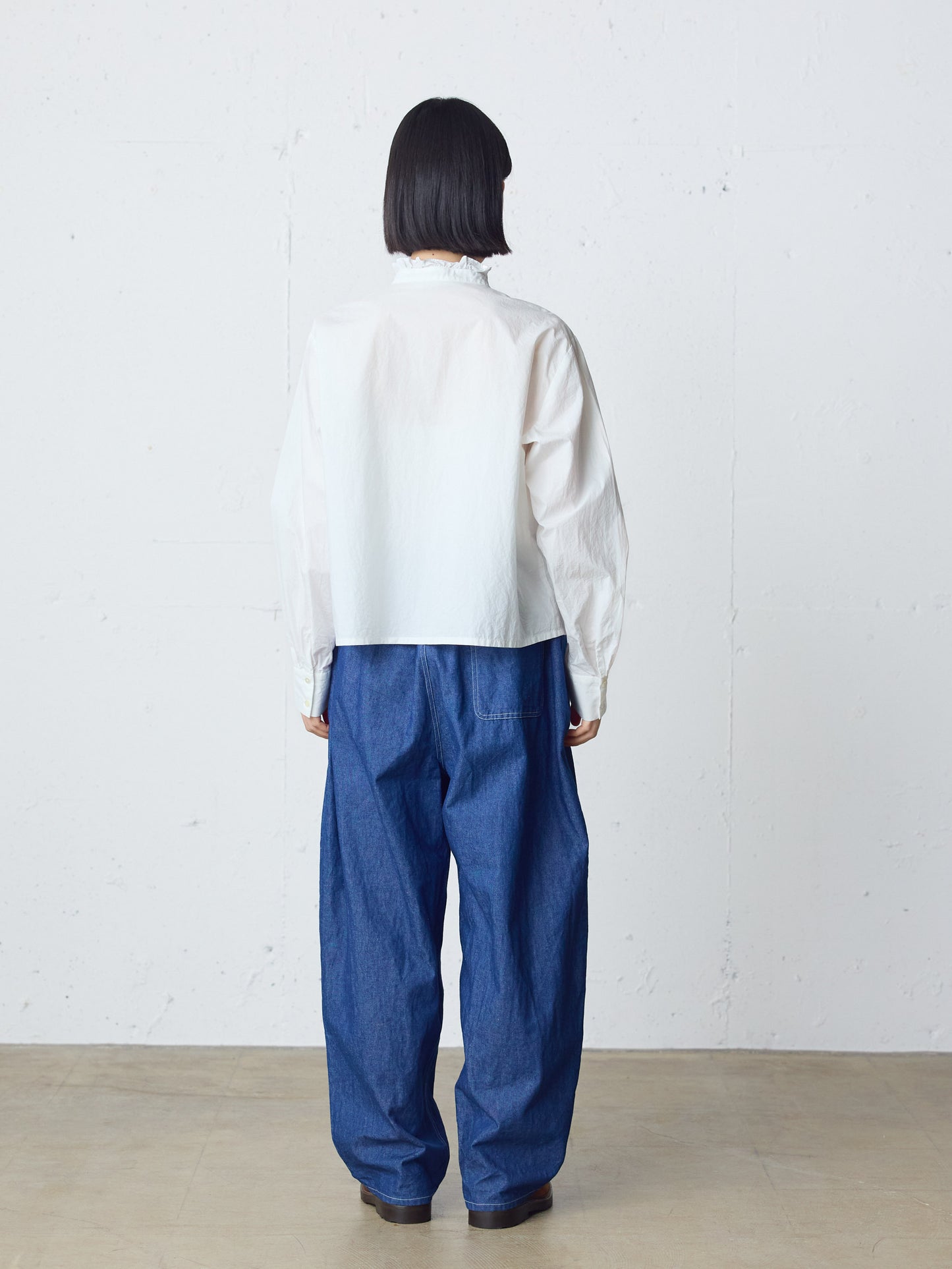 wide tapered denim