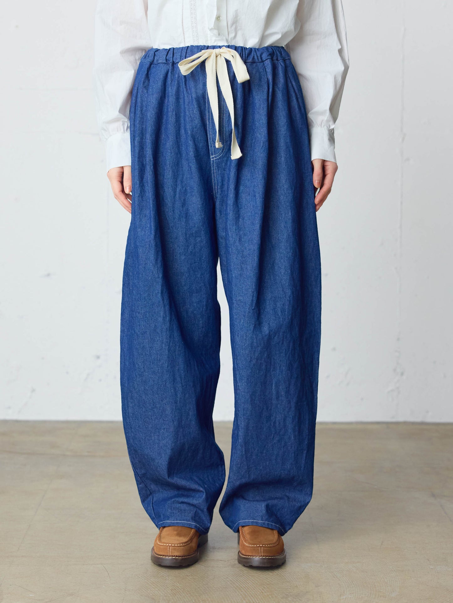 wide tapered denim