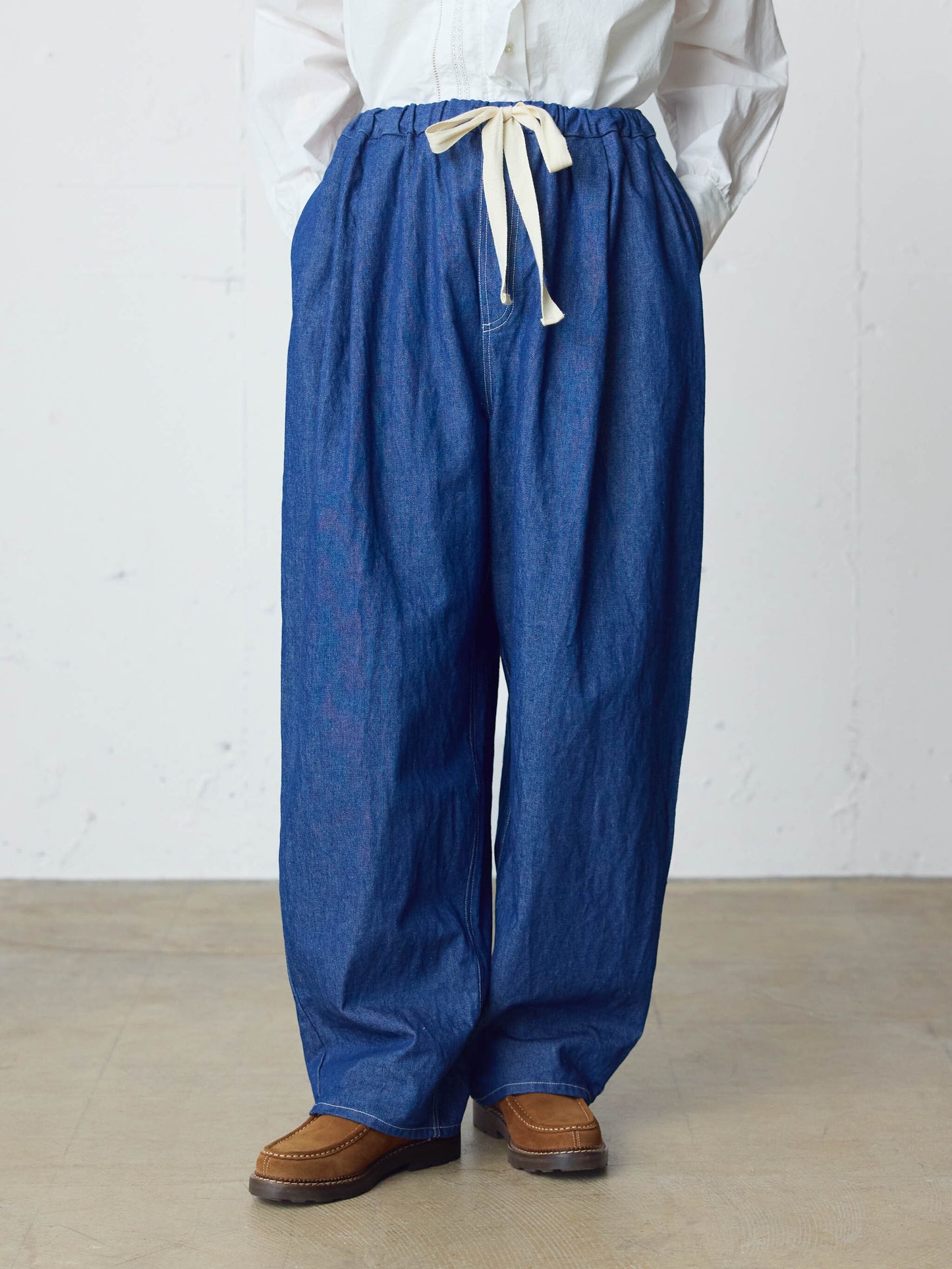wide tapered denim