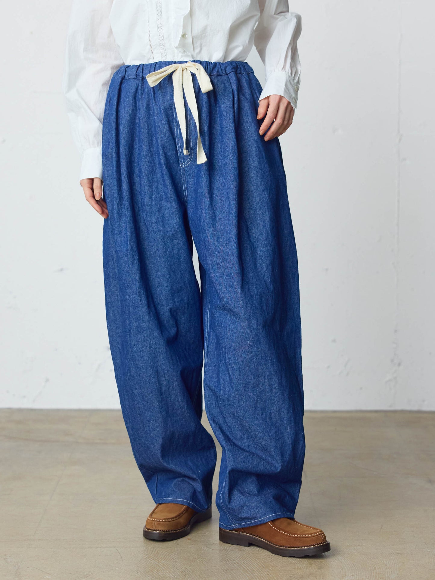 wide tapered denim
