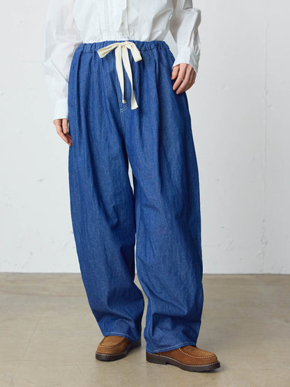 wide tapered denim